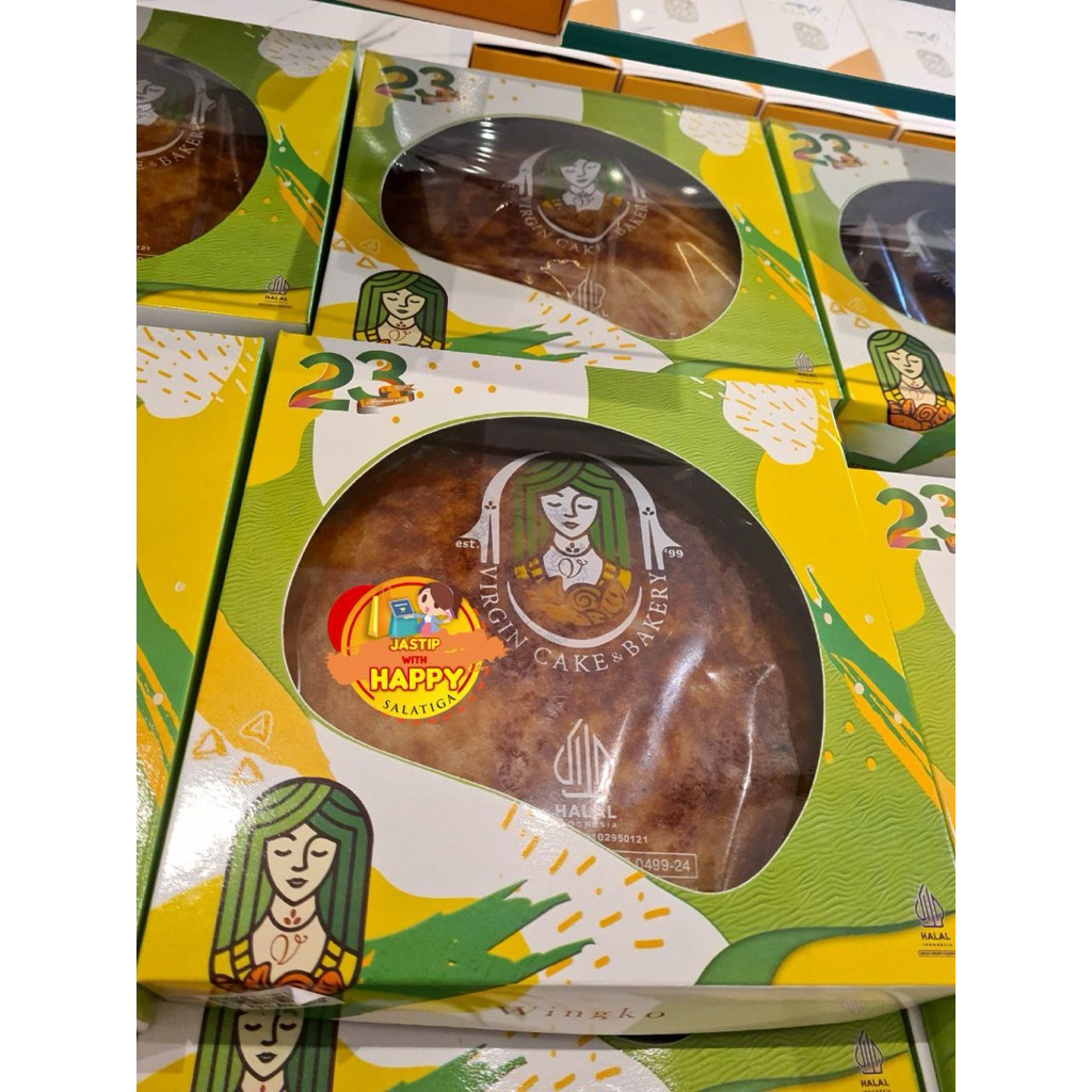 Wingko babat Virgin Bakery | Wingko Babat Besar dan Satuan Isi 8 Virgin Bakery Semarang | Jastip Wit
