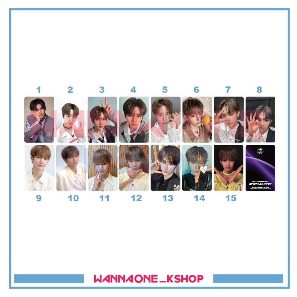 photocard After Journey Zhou Anxin ALD1 boys planet