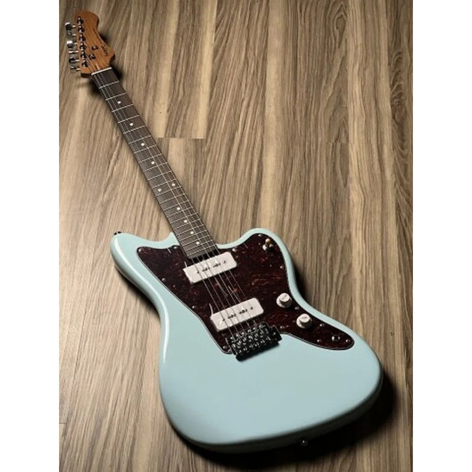 SQOE JM300 Roasted Maple Series in Sonic Blue