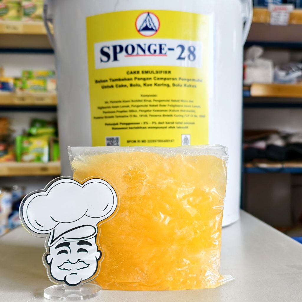 Sponge 28 / Sp Sponge 28 250Gr /Emulsifier / Pelembut Bolu / Pengembang Bolu / Pelembut ice cream