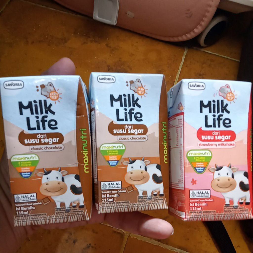 Obral Susu UHT : Milk Life, Cimory, Greenfield, 115 ml - 250 ml