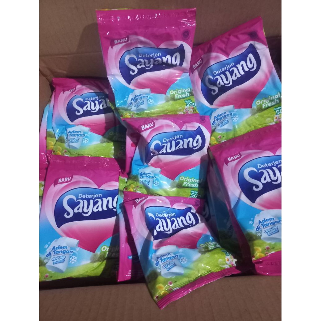 Detergen sayang renteng ( 1 renteng isi 6)