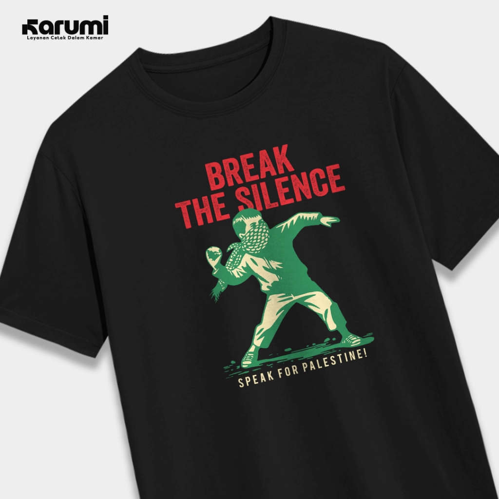 BREAK THE SILENCE KAOS HITAM PALESTINE KARUMI