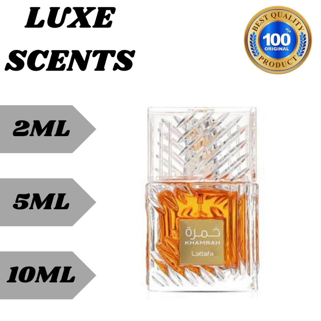 Decant lattafa khamrah 2ml 5ml 10ml