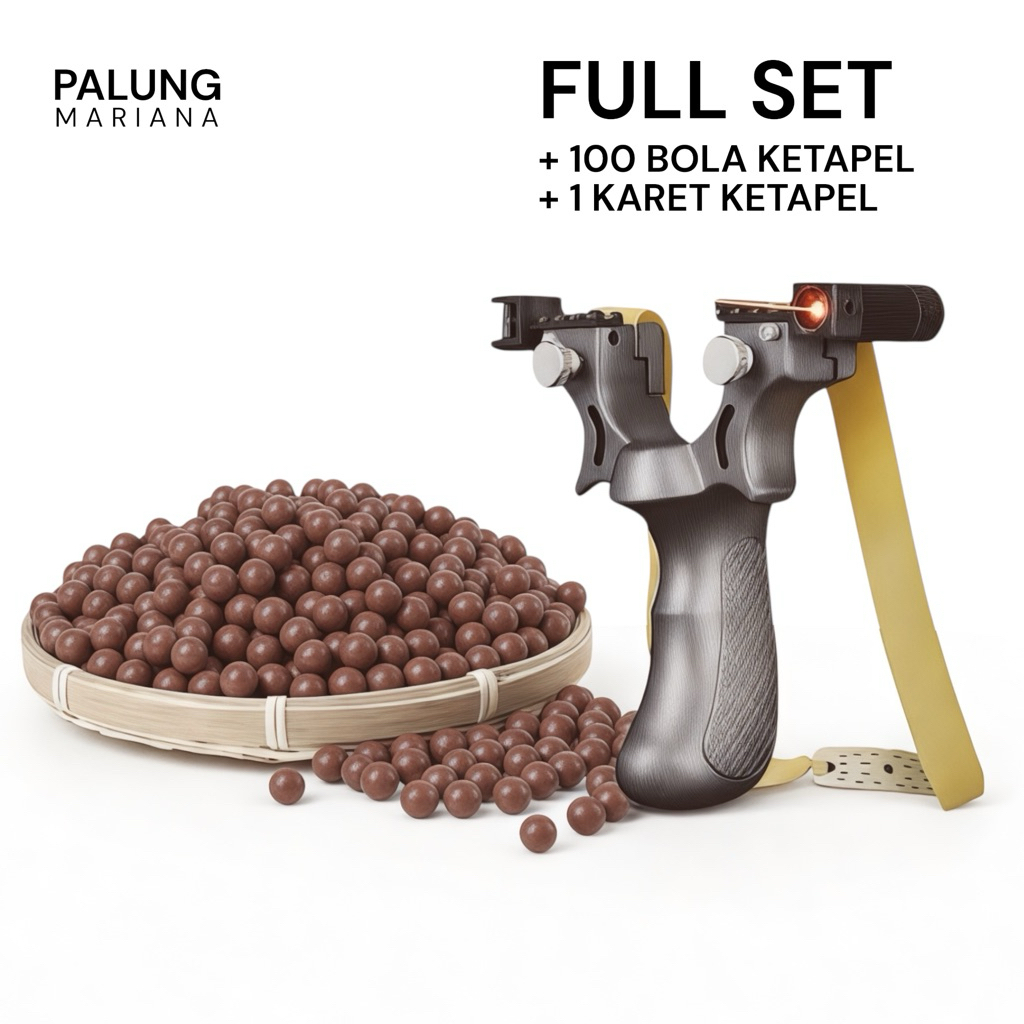 ketapel laser slingshoot / ketapel olahraga resin hitam