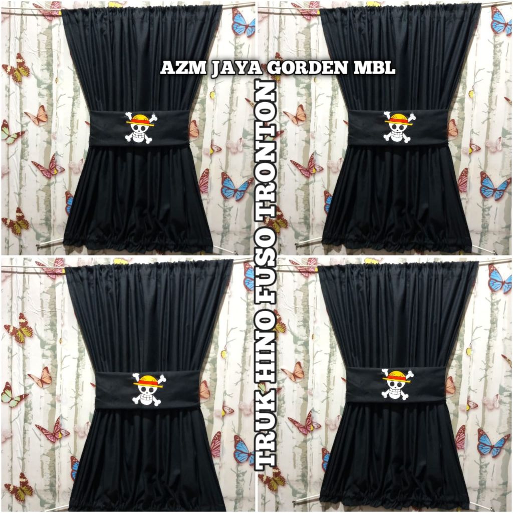 gorden mobil polos tali one piece/ Gorden mobil 1set kiri kanan/ Tirai pintu mobil/ gorden mobil kac
