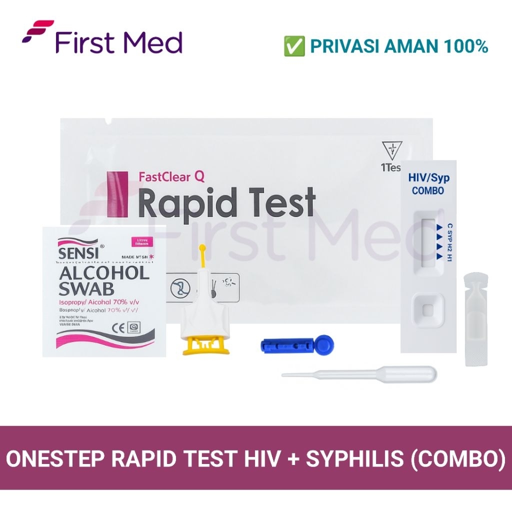 Alat Tes HIV dan Sifilis Akurat 100% SD Biosensor Fastclear Q