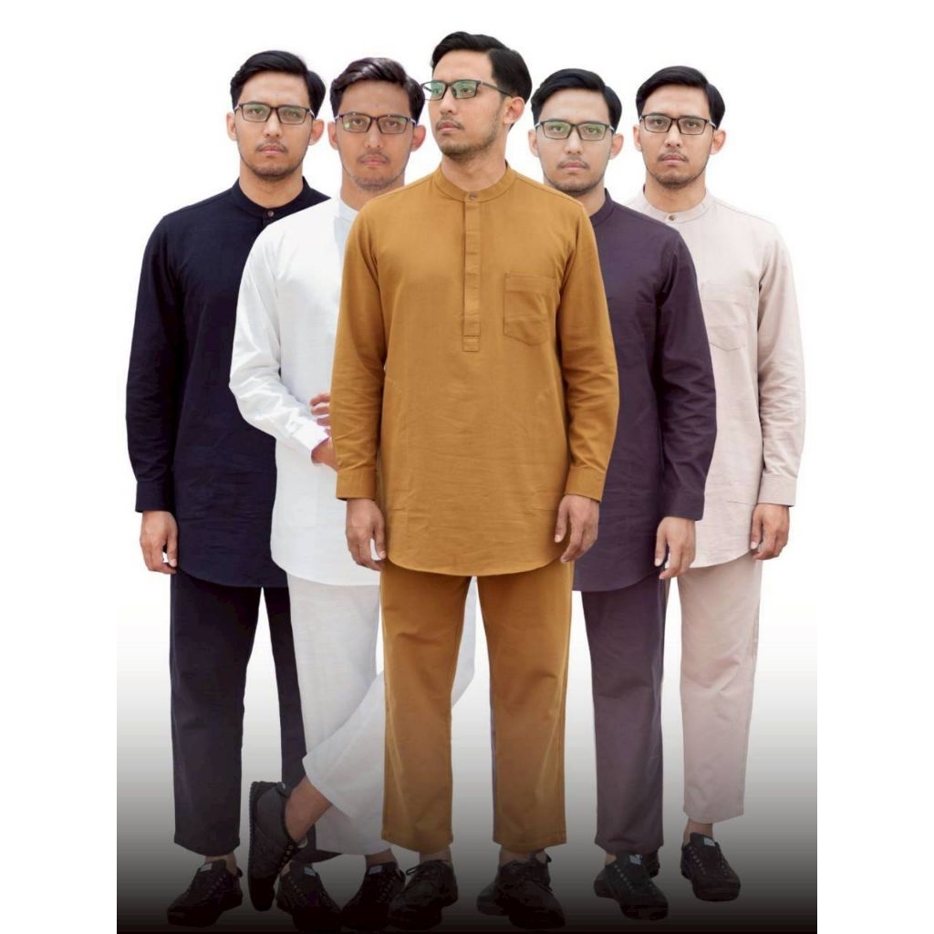 Saviq-Kurta Koko Setelan Pria Premium Lengan Panjang