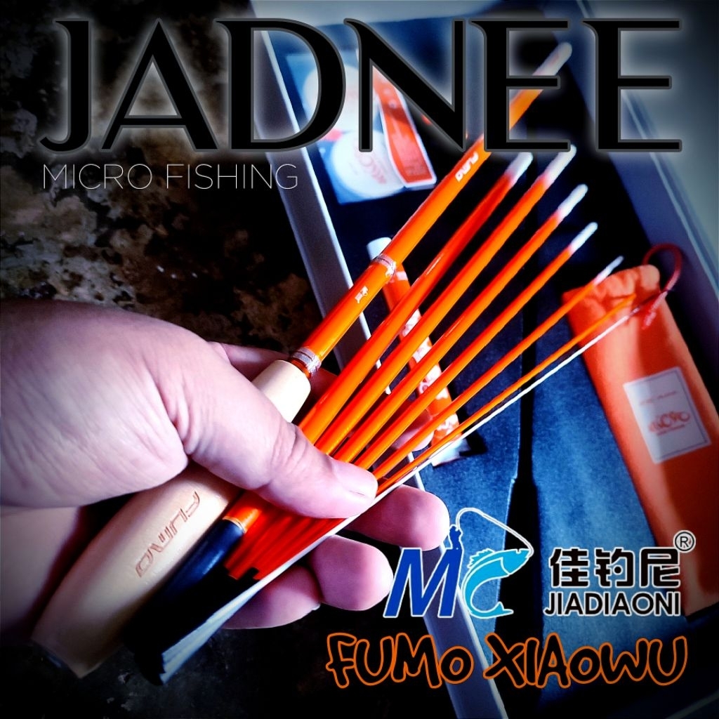 JIADIAONI JADNEE Micro Fishing Pole FUMO XIAOWU Tegek tanago