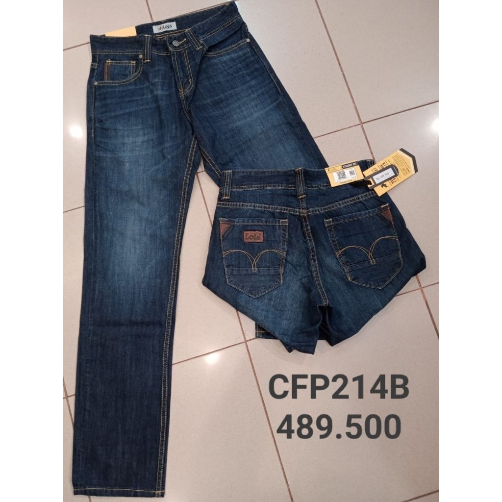 CELANA PANJANG JEANS PRIA LOIS ORIGINAL REGULER/STRAIGHT CUT