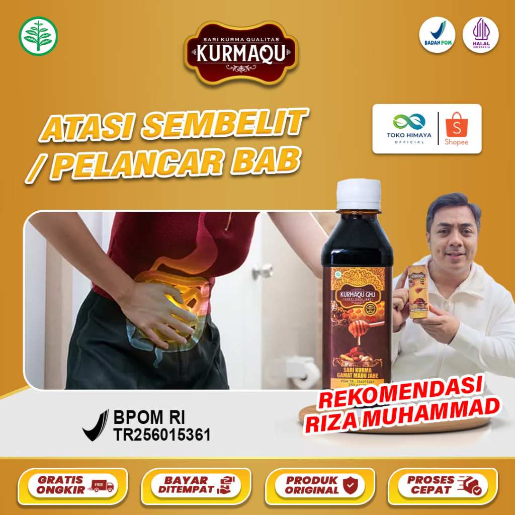 KURMAQU GMJ Obat Pelancar BAB Anak Dewasa Lansia Tidak Bisa BAB Keras Susah BAB Sembelit Parah