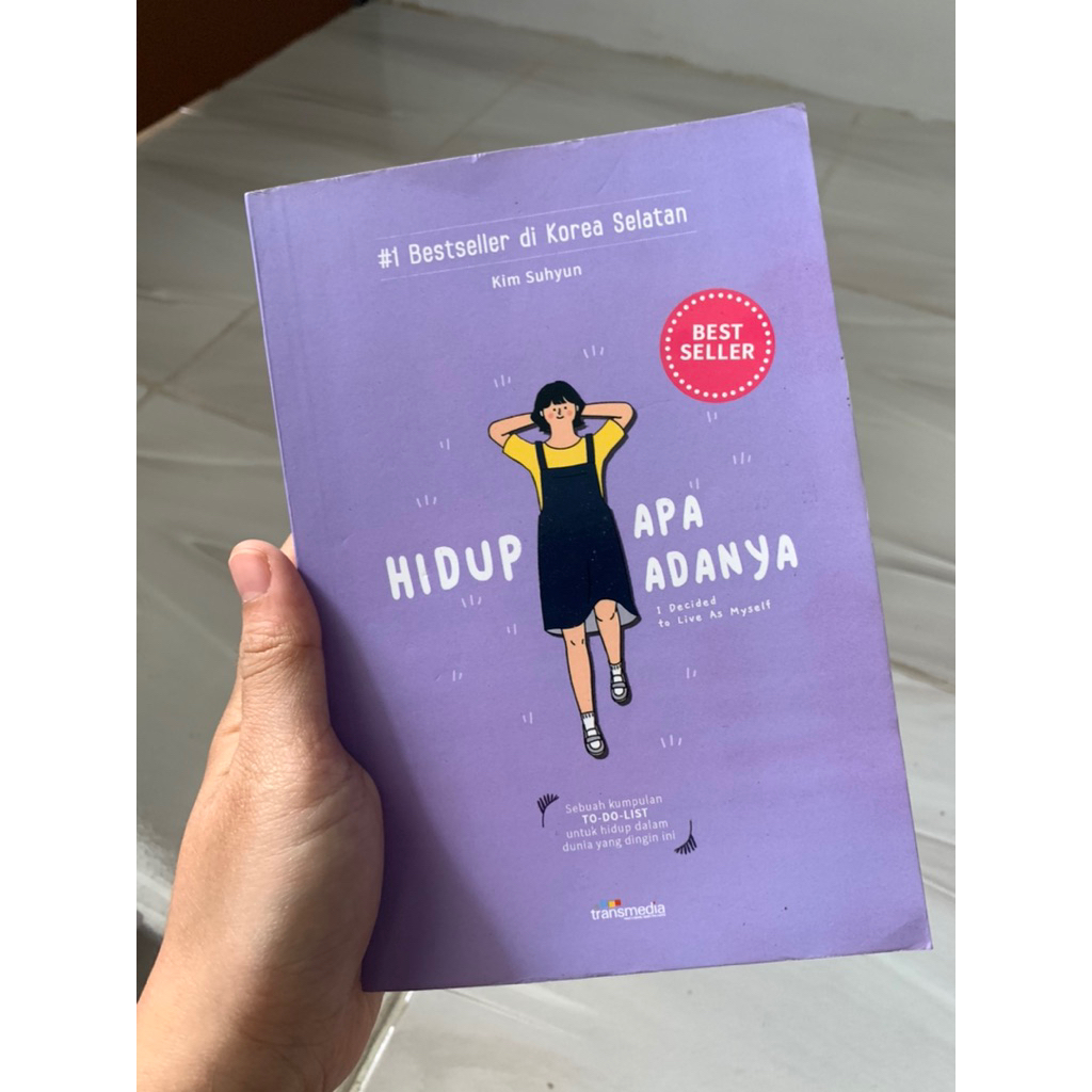 Preloved buku. Hidup apa adanya ( KIM SU HYUN )