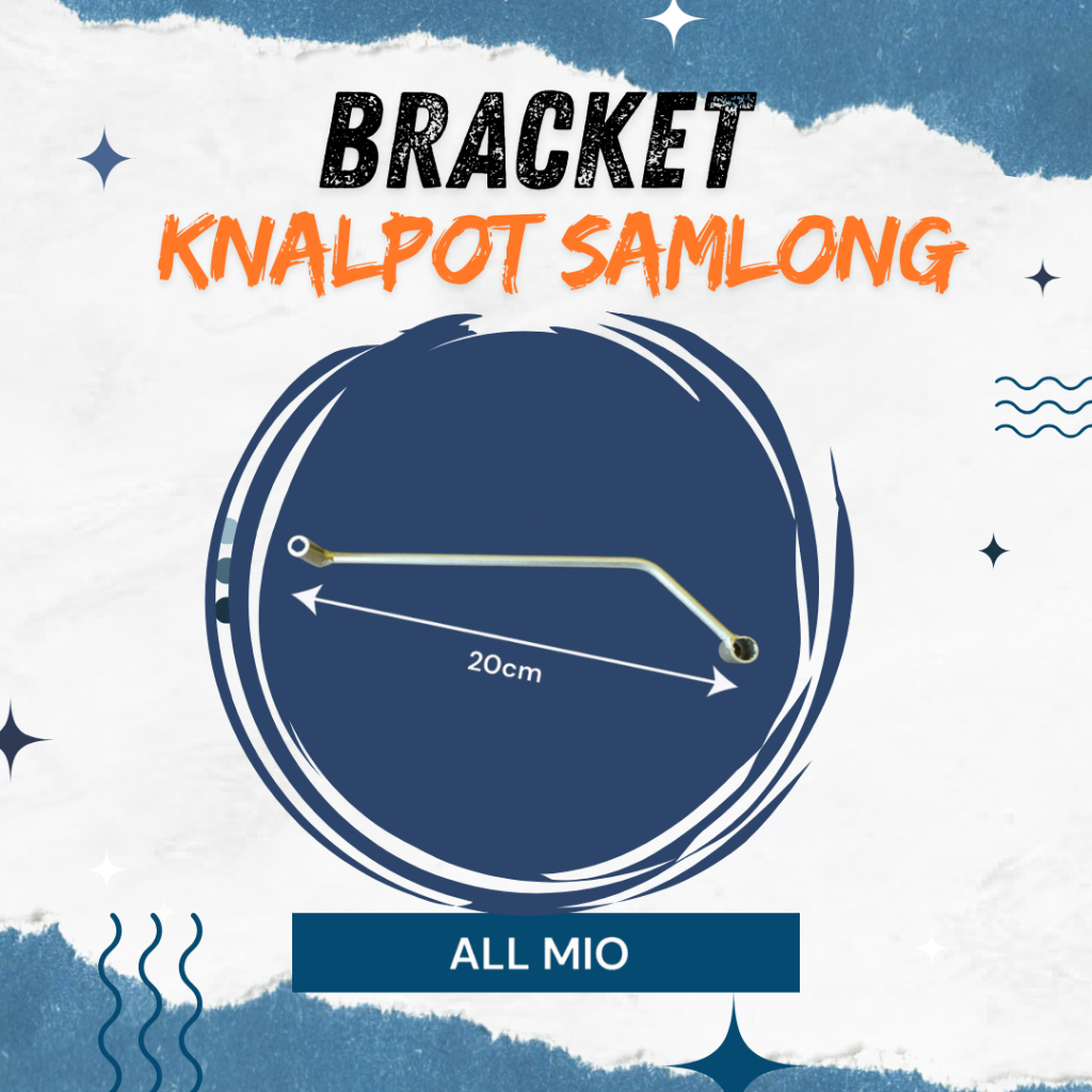 Bracket Knalpot Samlong Beat Scoopy Mio Vario Nmax Pcx Aerox
