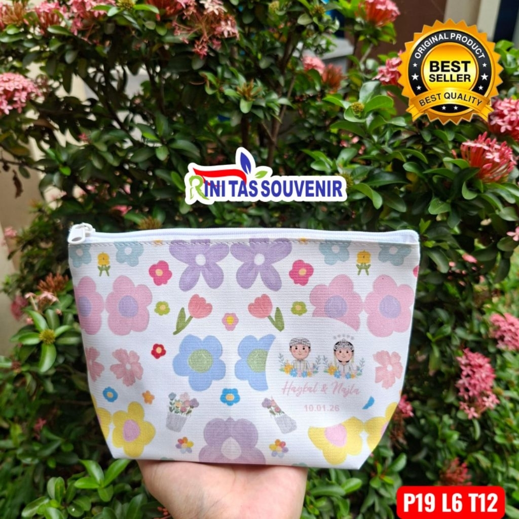 Pouch Souvenir Pernikahan Pouch Dompet Pernikahan Pouch Souvenir Wedding Custom Pouch Bahan Lakmitas