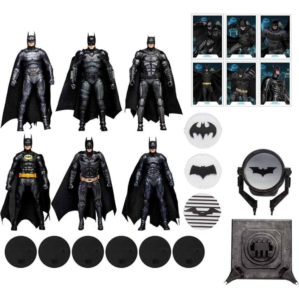 McFarlane Toys -Batman The Ultimate Movie Collection 7in Figure 6pk-Amazon Exclusive