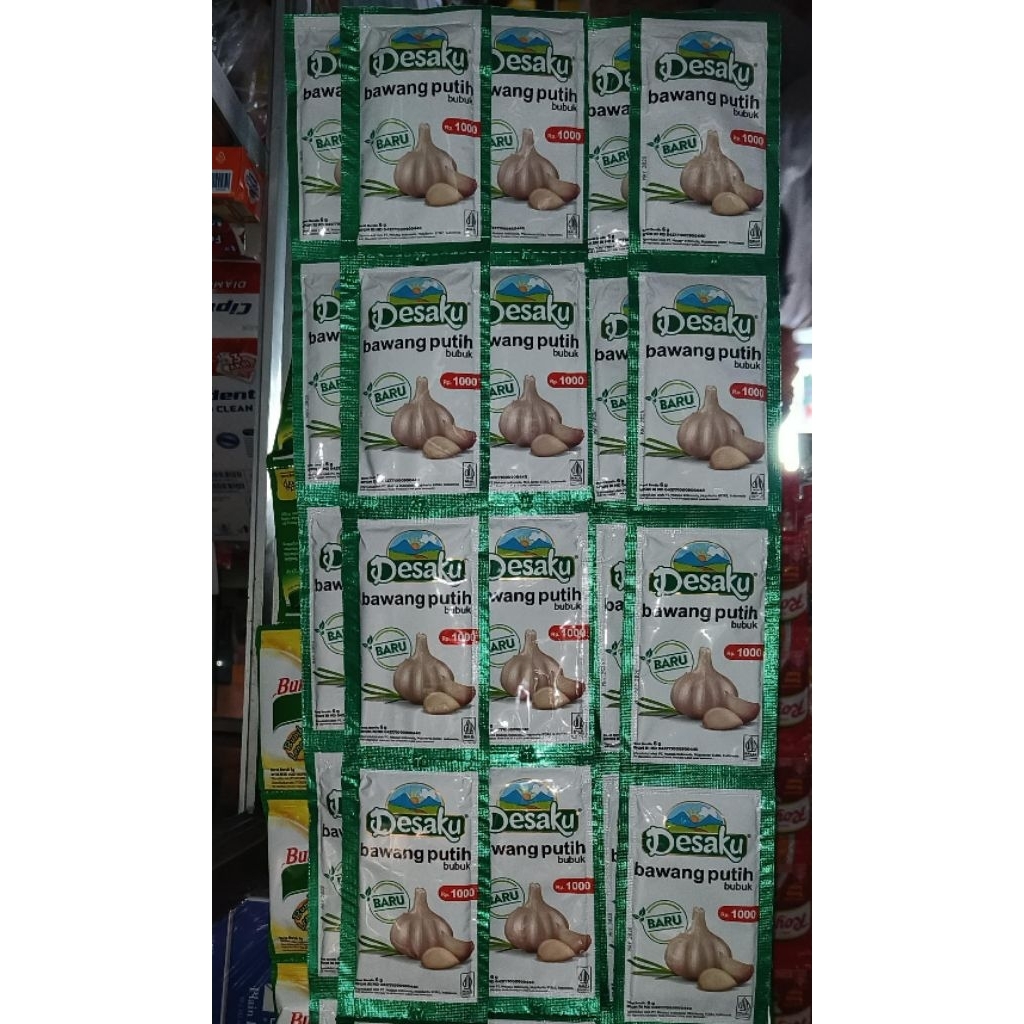 Bawang Putih Bubuk Desaku | 1 Renteng | Desaku Bawang Putih Bubuk