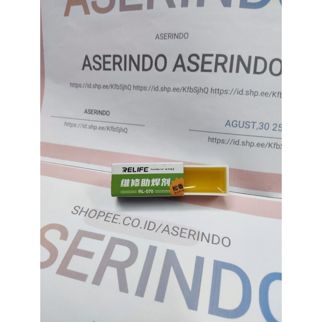 ROSIN FLUX RELIFE RL-070 - FLUX PADAT RELIFE RL 070 ORIGINAL