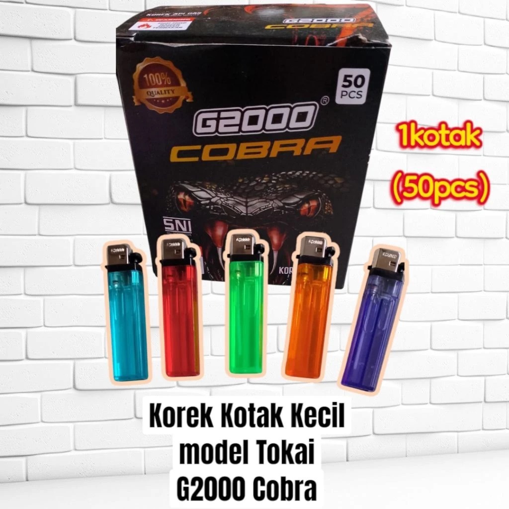 ❤️fashop skincare❤️JUAL Korek 50pcs Model Tokai G 2000 Cobra