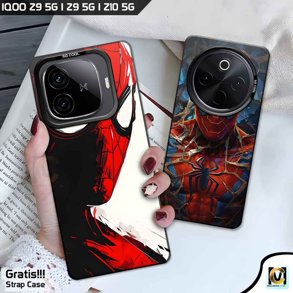 Case So Cool Iqoo Z9 5G | Iqoo Z9X 5G | Iqoo Z10 5G Terbaru 2025 Motif Spiderman | SoftCase HP Vivo 