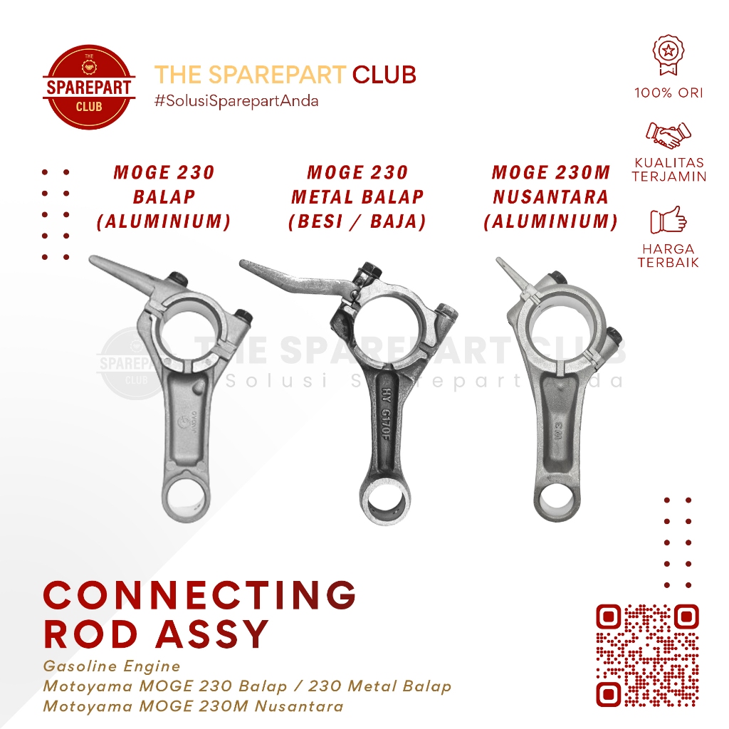 Stang Stand Seher Engine Motoyama Motoyama MOGE 230 Balap MOGE 230 Metal Balap MOGE 230M 230 M Nusan
