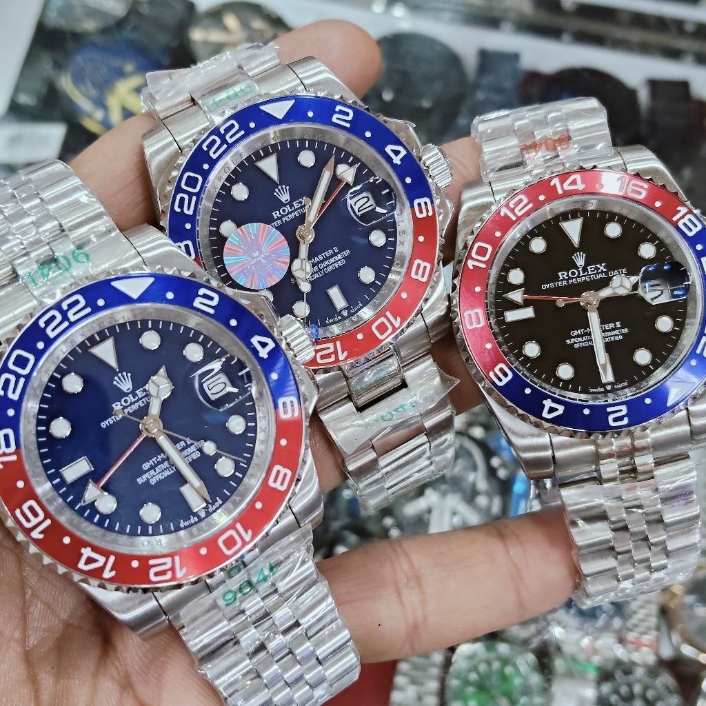 GMT Master II Pepsi Jam Tangan Pria Automatic
