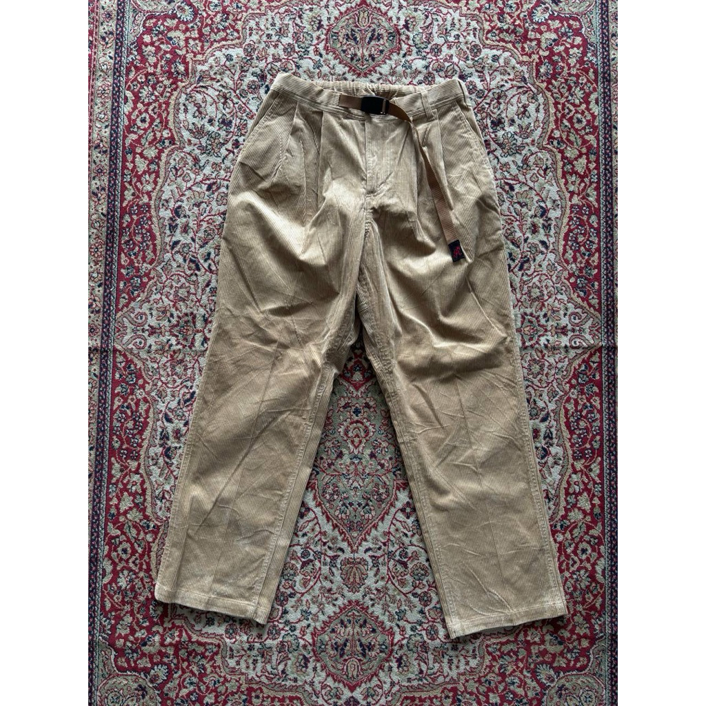 Celana Gramicci tuck tapered corduroy pants Vintage Gramicci Usa HG705