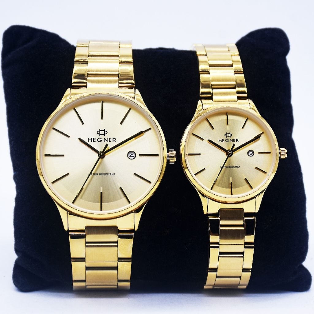 Jam Tangan Wanita Hegner 5069 Analog Stainless Steel