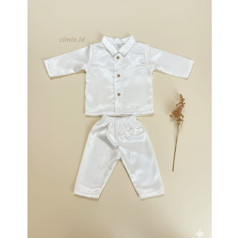 ￼Oneset teluk belanga cekak musang anak laki laki 0-12bulan