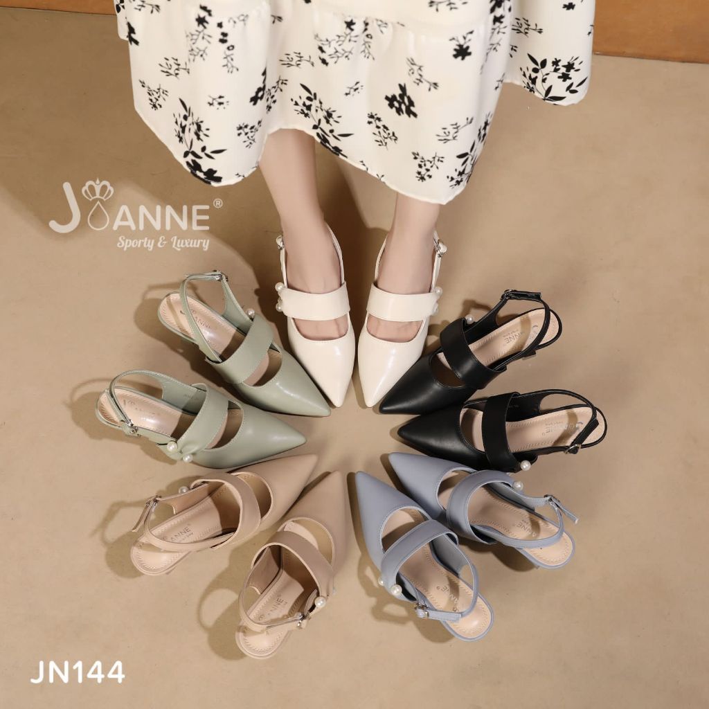 JN144 JOANNE SEPATU HEELS MODERN WANITA