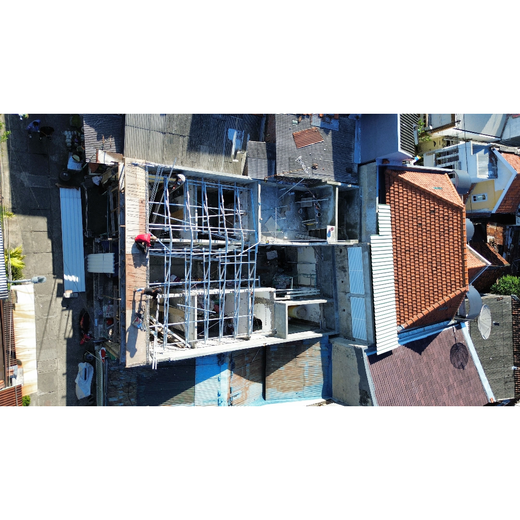 Bangun Rumah 1 Lantai atap upvc