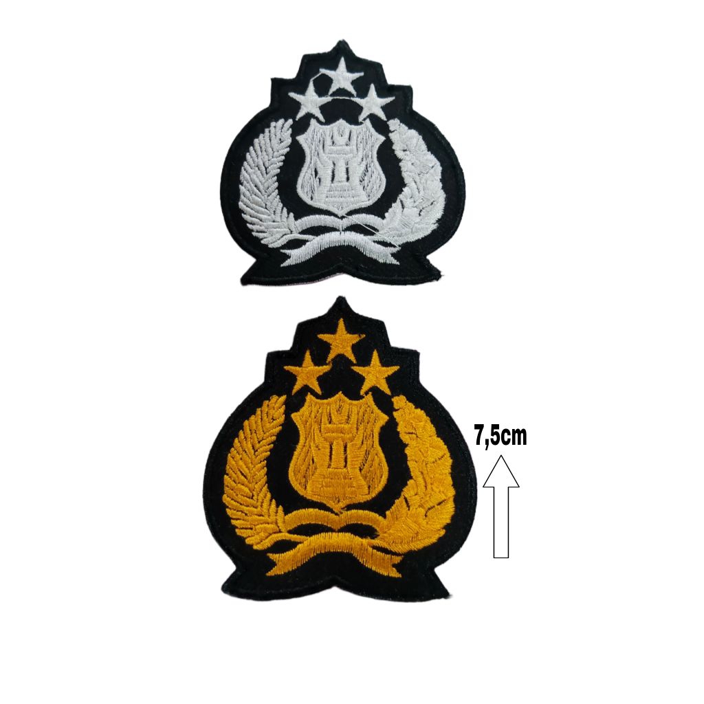 bordiran logo Tribrata POLRI