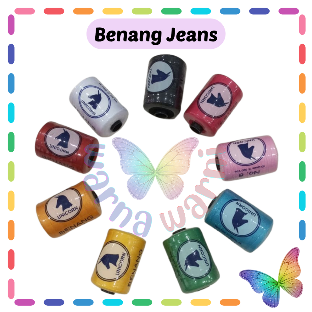 Benang Jahit Jeans No.8 Unicorn
