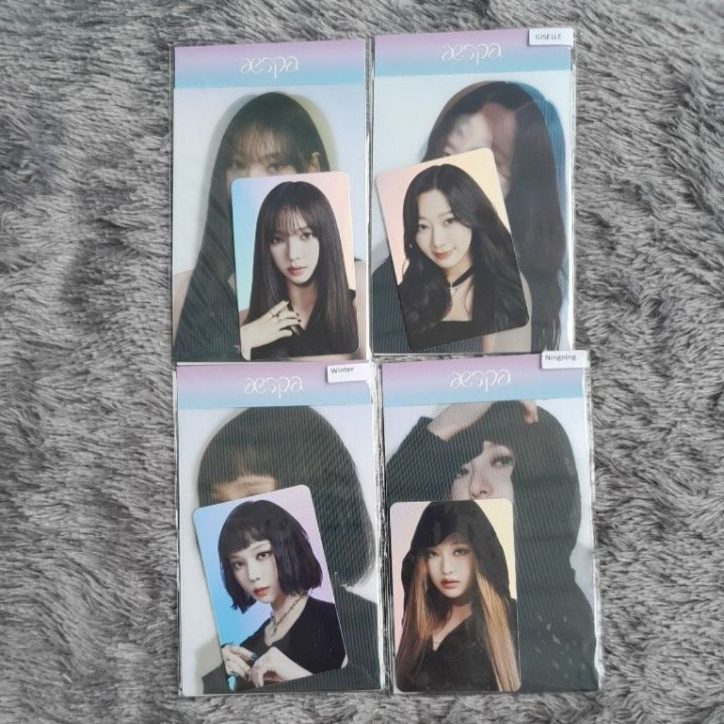 [OFFICIAL] Lenticular Card Set Photocard PC AESPA