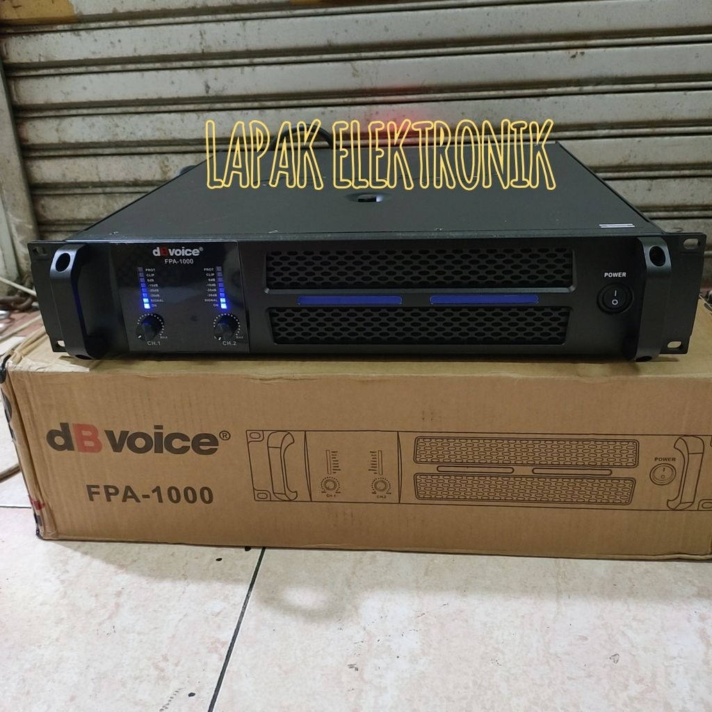 Power Amplifier dBvoice FPA 1000 Original dB Voice FPA1000 Class H | LAPAK ELEKTRONIK