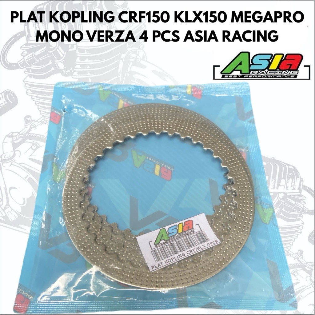 PLAT KOPLING BINTIK 4 PCS KLX150 CRF150 VERZA MP MONO DISC CLUTCH ASIA RACING