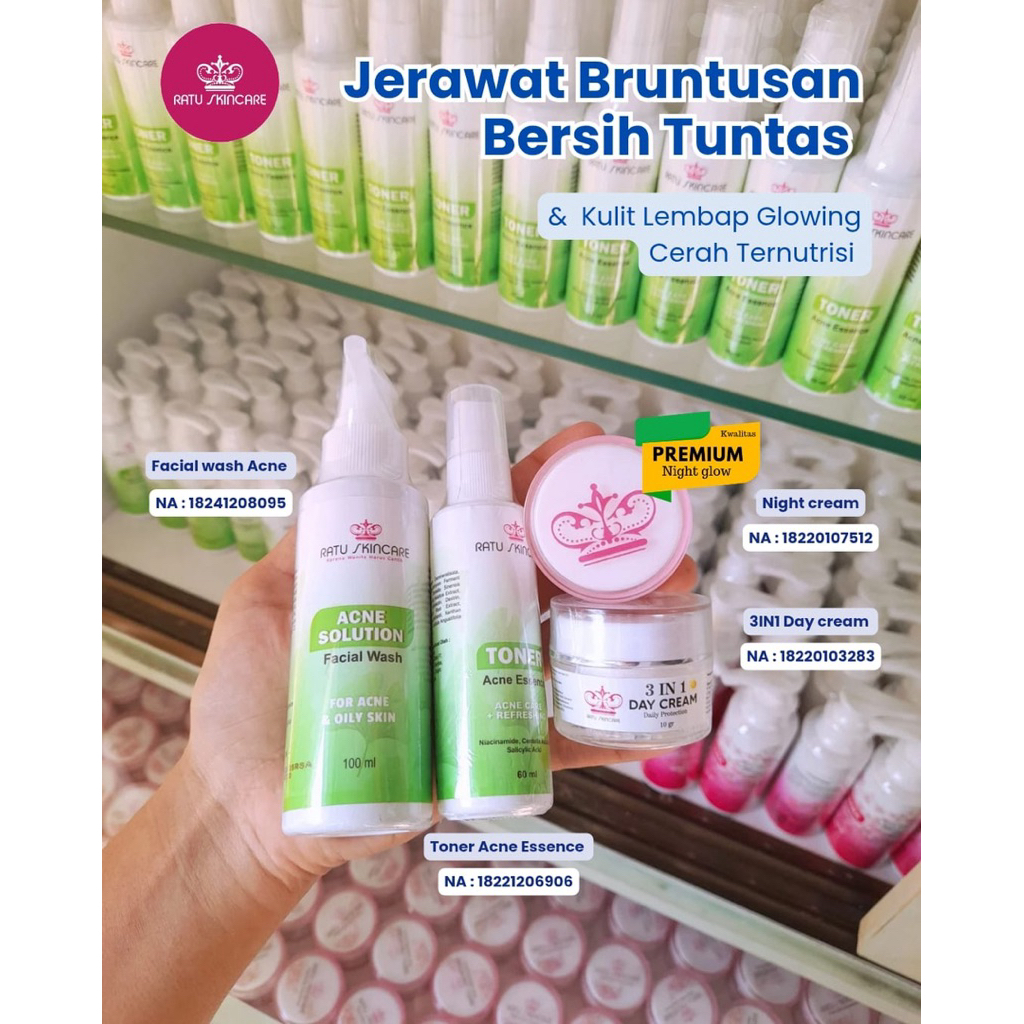 Ratu skincare paket acne