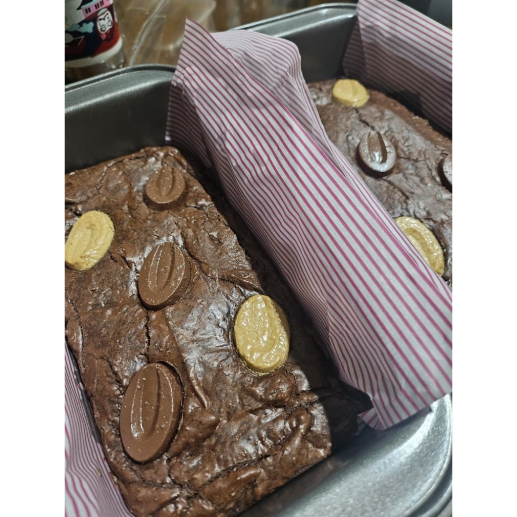 Dark chocolate brownies