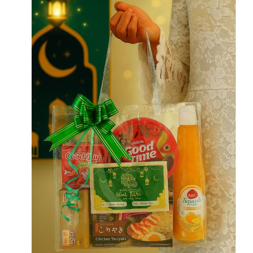 Tas Full Mika Transparan Souvenir GoodieBag,Tas sembako,Tas mika transparant pvc,tas plastik sembako