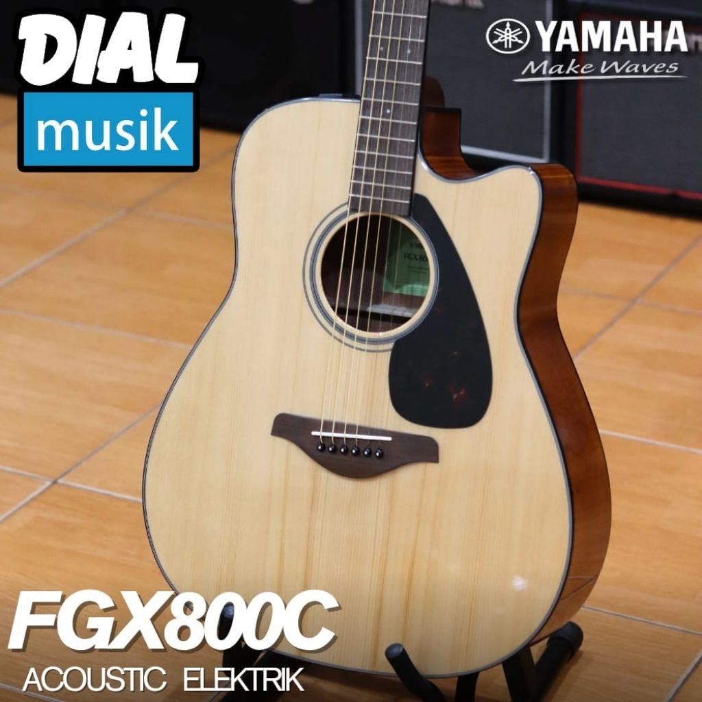 Yamaha FGX-800C Akustik Elektrik Dreadnought Cutaway - YAMAHA FGX800C / FGX 800X Original