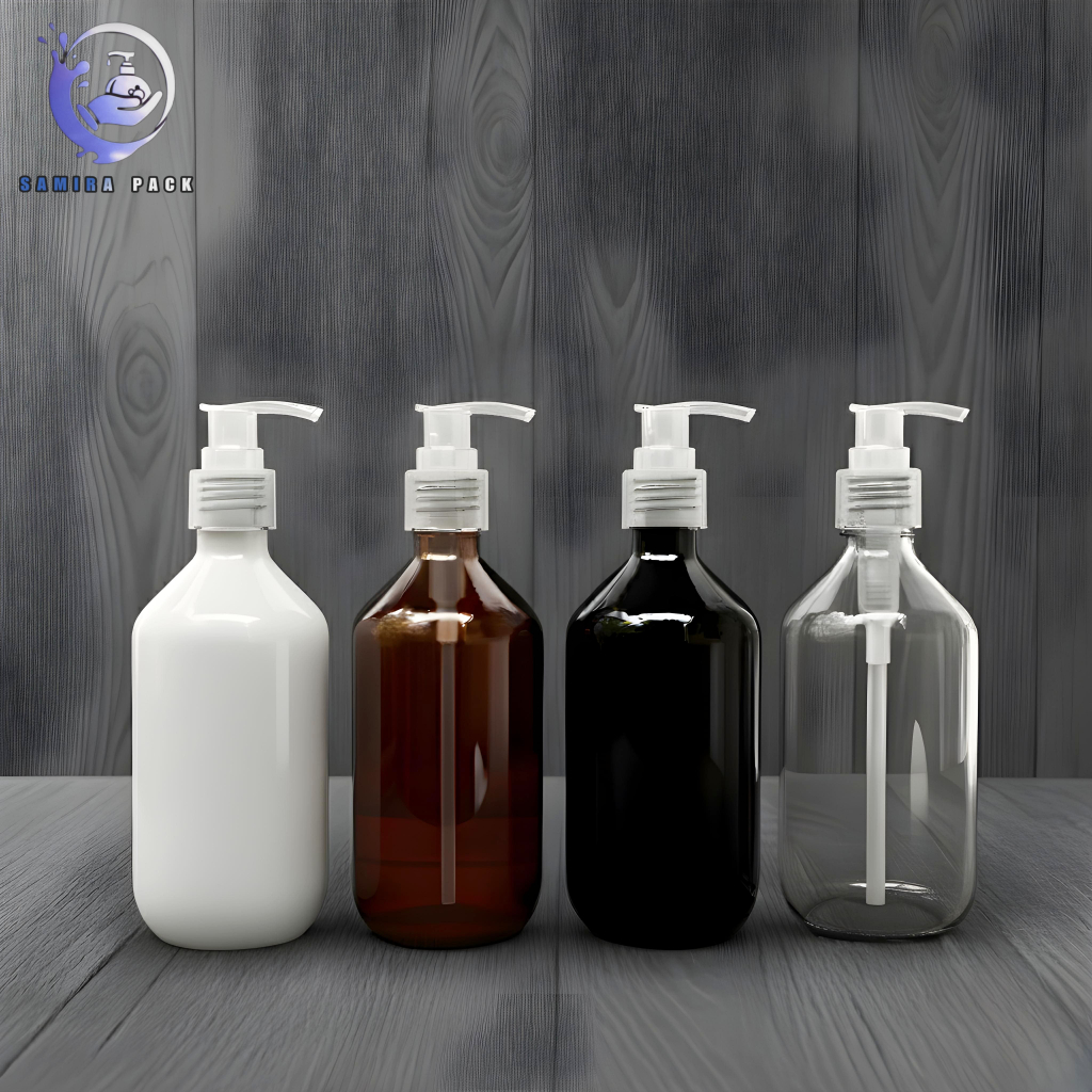 Botol Pet Plastik 300ml – Botol Pump Kemasan Sabun Cair Tutup Bening