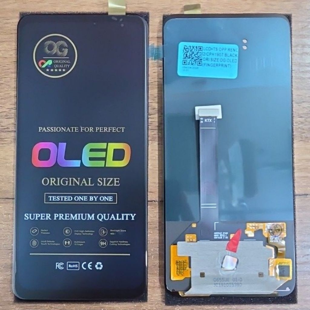 LCD TOUCHSCREEN OPPO RENO 2 OLED/ORI FINGERPRINT DIJAMIN BISA FULLSET