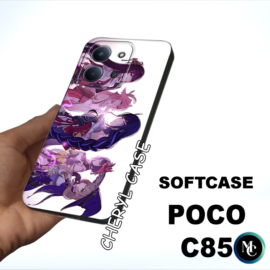 case karet untuk Hp POCO C85/CC15/softcase POCO C85/casing POCO C85/case handphone