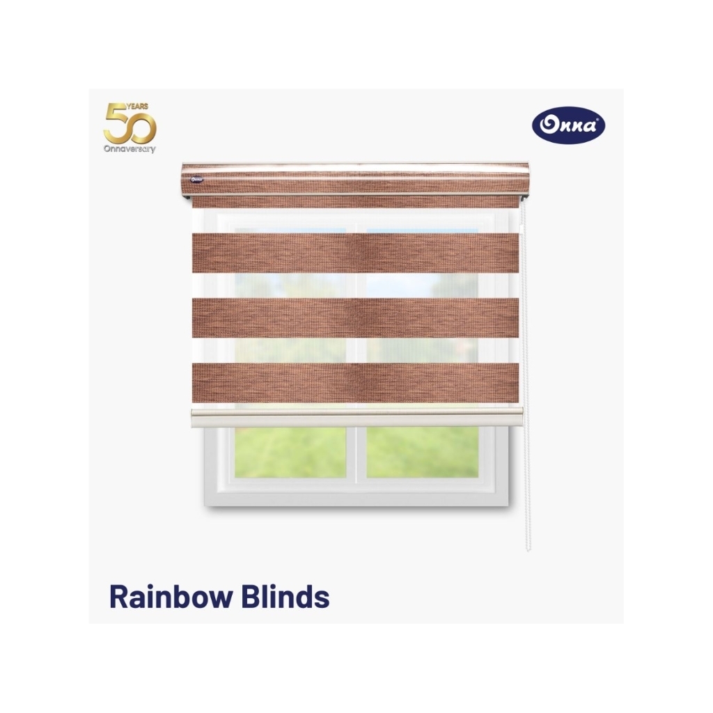 Rainbow Blinds Gorden /Tirai Indoor /Tirai Zebra Blinds