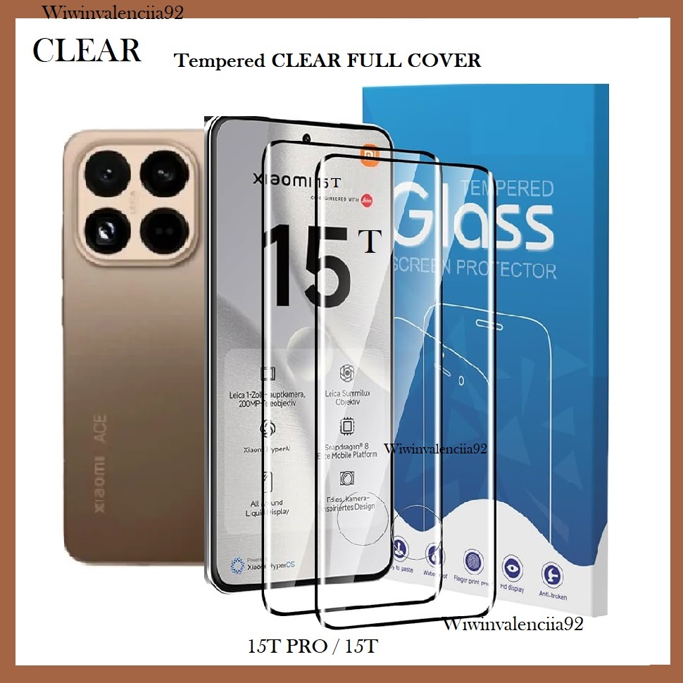 Tempered ORIGINAL STATIC CLEAR Xiaomi 15T Pro 15 14T 13T 12T 12 Lite 11T Pro 11 Lite 10T Mi 9 8 Lite
