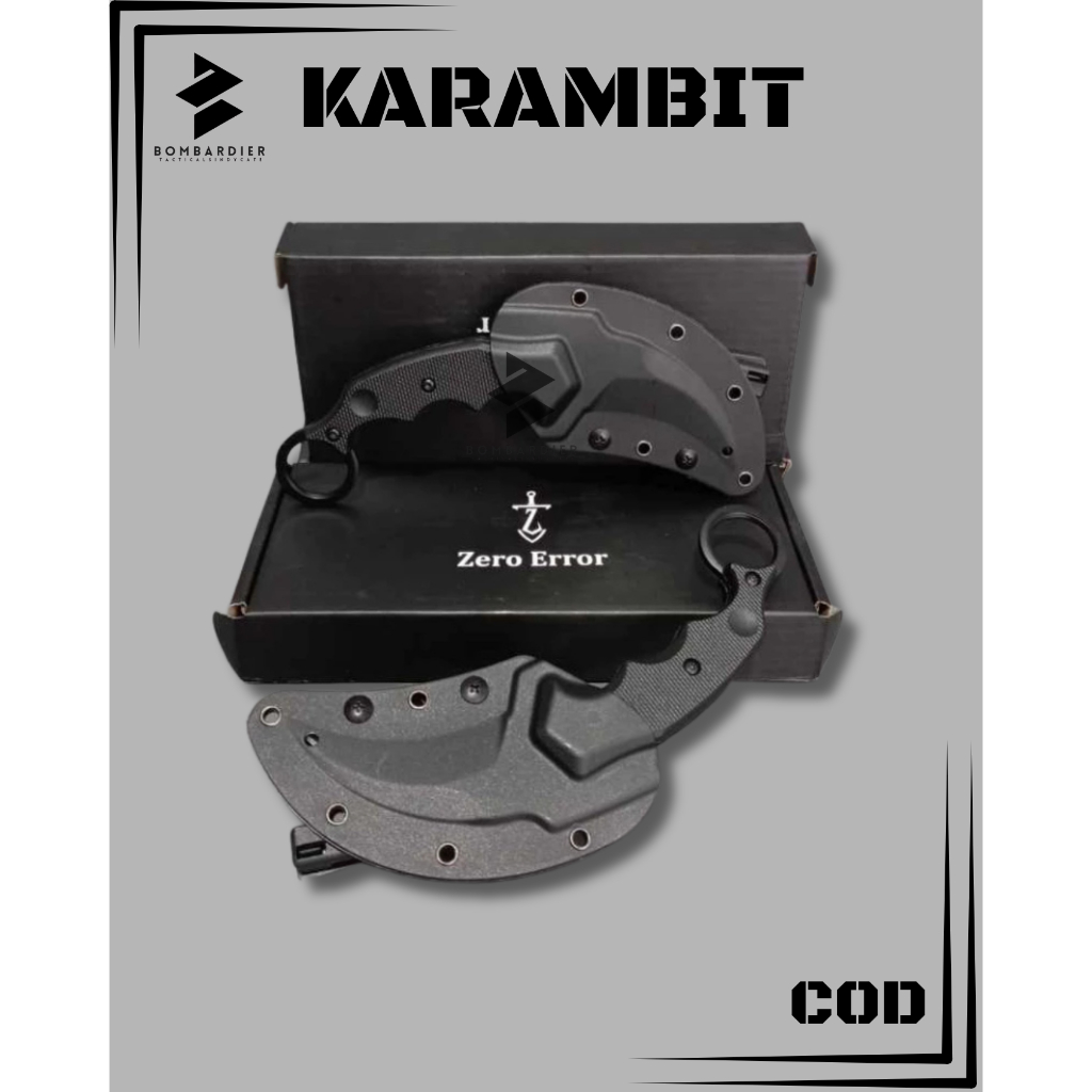 PS ZERO EROR KARAMBIT PREMIUM LIPAT ORIGINAL/TACTICAL KARAMBIT TAJAM