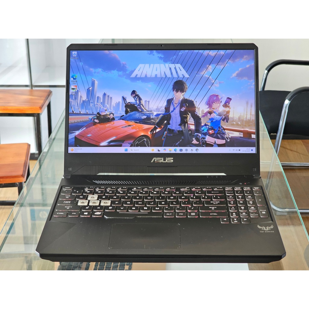 ASUS TUF FX505DT AMD Ryzen 5 Ram 8 GB SSD 256 GB HDD 1 TB Nvidia GTX 1650 Gaming editing dan renderi