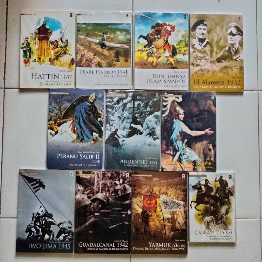 Paket Buku Sejarah Osprey - Seri Medan Laga - Penerbit KPG