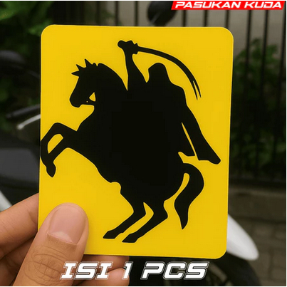 Stiker Knight Cavalery Asukan Berkuda Cutting – Stiker Ksatria Berkuda Mobil Motor Vinyl Premium