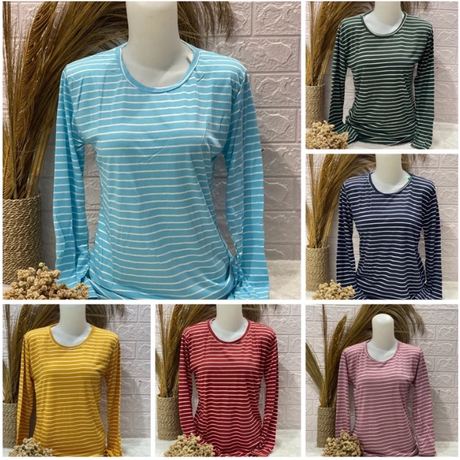 TOKO HILMI45 Kaos Salur Panjang Murah Kaos Lengan Panjang