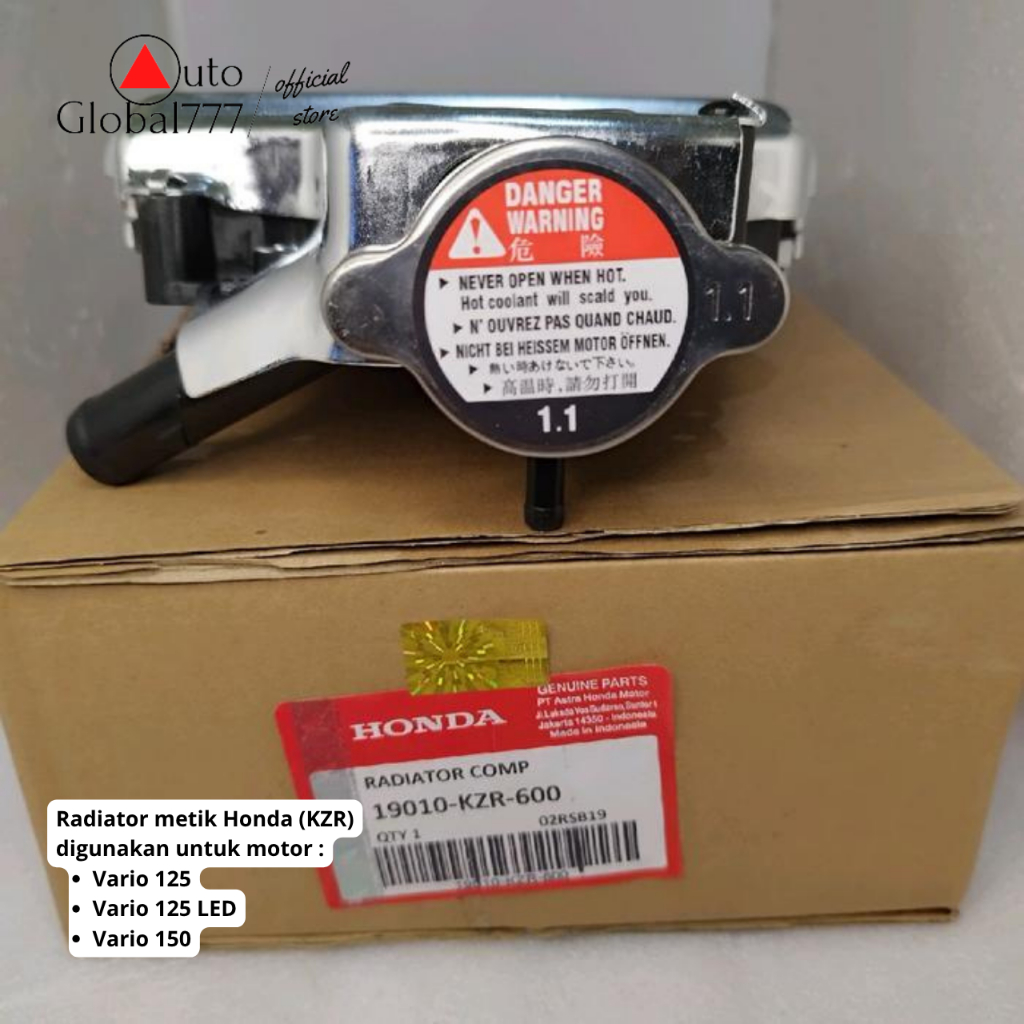 Radiator Vario 125 Radiator Vario 125 LED Vario 150 KZR